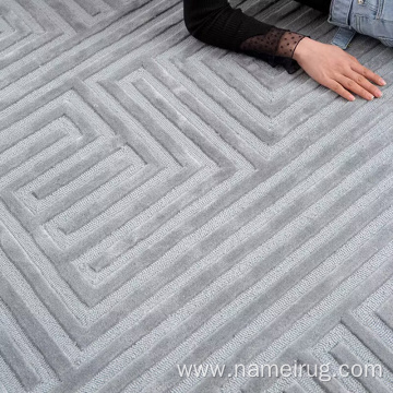 luxury handmade wool carpet for living room